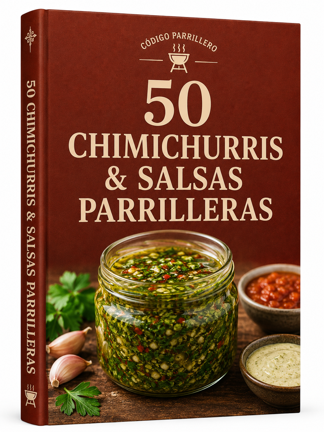50 Recetas de chimichurris y salsas parrilleras